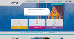 Desktop Screenshot of amil.com.br