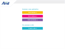 Tablet Screenshot of amil.com.br